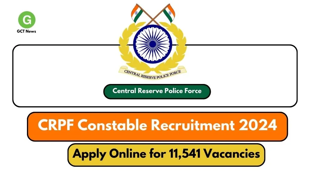 CRPF Constable Recruitment 2024