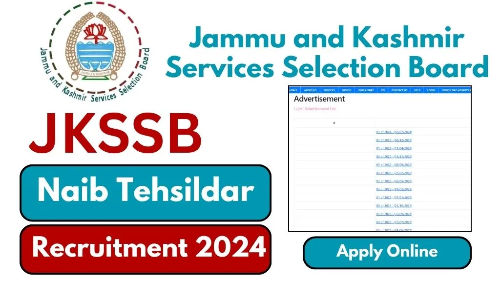 JKSSB Naib Tehsildar Recruitment 2024