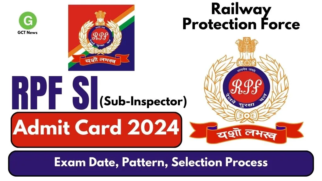 RPF SI Admit Card 2024