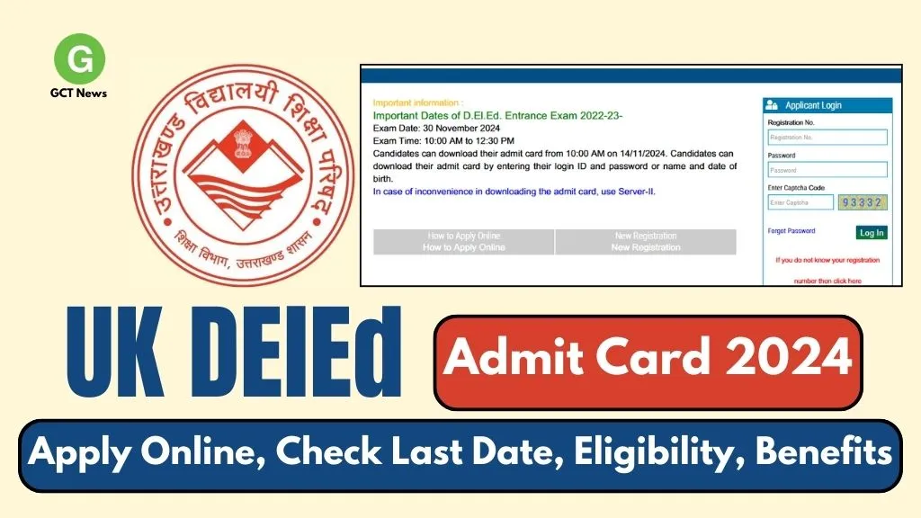 UK DElEd Admit Card 2024